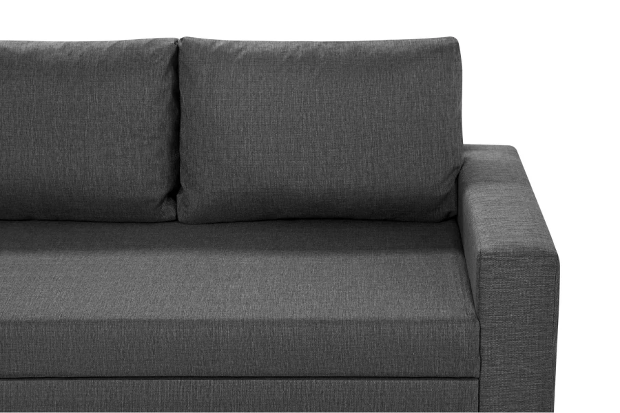 Угловой диван-кровать - аналог IKEA VILASUND, 235х90х155 см, серый (изображение №8)