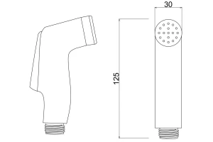 Второе фото. Лейка для душа РМС LE11