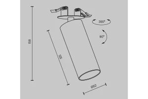 Второе фото. Светильник потолочный LED Ceiling & Wall Focus