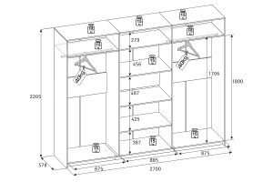 Второе фото. Шкаф для одежды и белья Кара