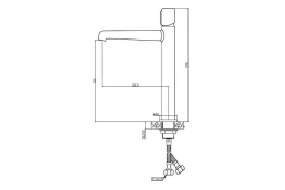 Смеситель для раковины AGGER Slim A2212100