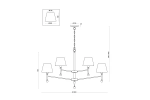 Второе фото. Светильник подвесной FREYA Classic