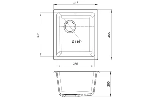 Второе фото. Мойка врезная Berkana