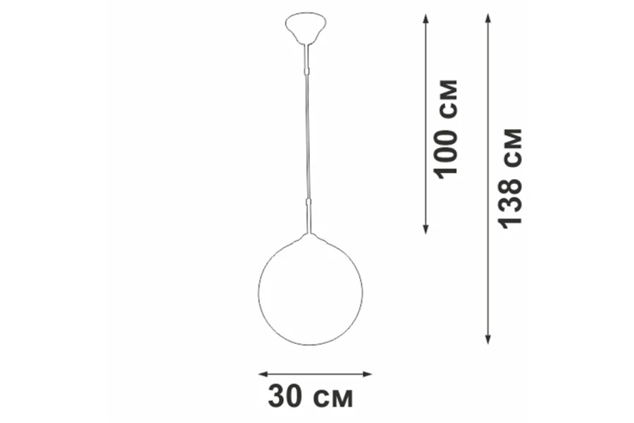 Светильник подвесной V2993-0/1S (изображение №5)