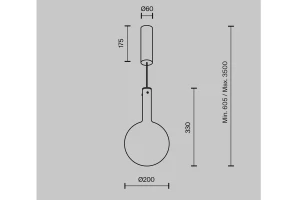 Второе фото. Светильник подвесной MAYTONI Modern Nebula