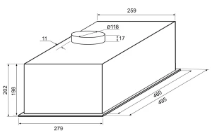 Второе фото. Вытяжка KRONAsteel WERMUT 500