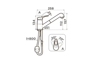 Второе фото. Смеситель OMOIKIRI Tateyama