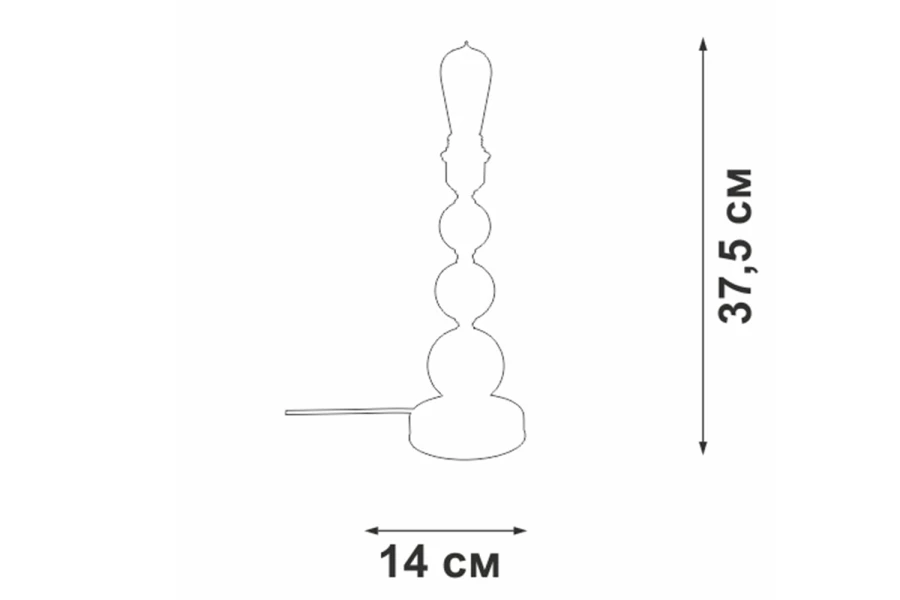 Светильник настольный VITALUCE V2939-0/1L (изображение №4)
