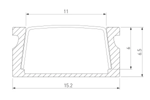 Второе фото. Профиль накладной LL-2-ALP006