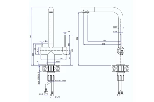 Второе фото. Смеситель для кухни Lugano