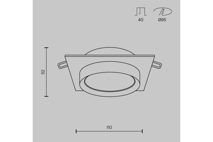 Светильник встраиваемый Downlight Hoop (изображение №8)