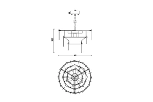 Второе фото. Светильник подвесной FREYA Modern