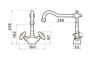 Второе фото. Смеситель OMOIKIRI Tokigawa-AB