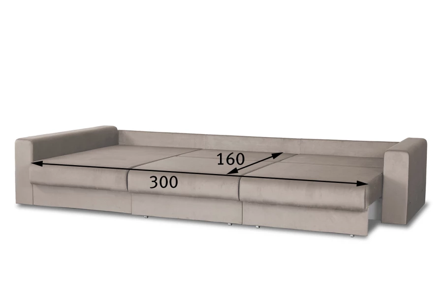 Угловой диван-кровать Модена Ферро (изображение №10)