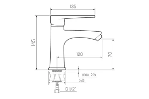 Второе фото. Смеситель для умывальника SL141