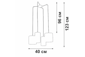 Второе фото. Люстра VITALUCE V3089-0/4S