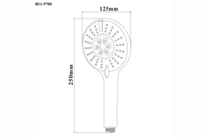 Второе фото. Душевая лейка BOND Circle