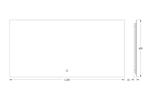 Второе фото. Зеркало с LED-подсветкой DEFESTO Glow