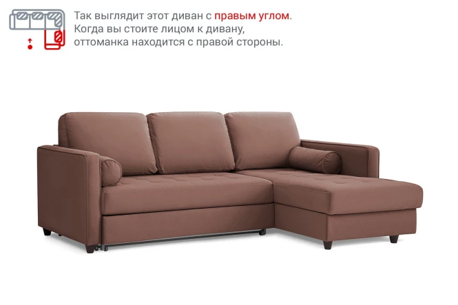 Угловой диван-кровать DREAMART Шеффилд (изображение №21)