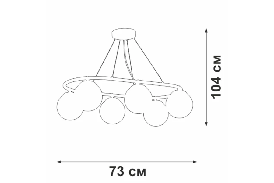Люстра VITALUCE V4935-8/6S (изображение №2)