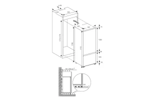 Второе фото. Встраиваемый холодильник GRAUDE IKG 180.0