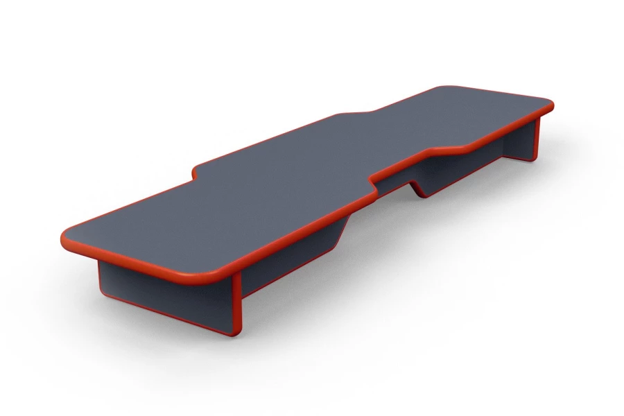 Подставка для монитора и акустической системы VMMGAME Base 120 Dark Red (изображение №4)