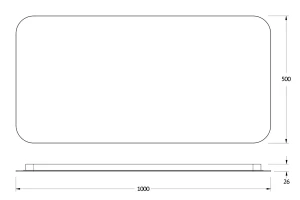 Второе фото. Зеркало с LED-подсветкой DEFESTO Opti