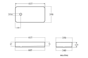 Второе фото. Раковина накладная Cube