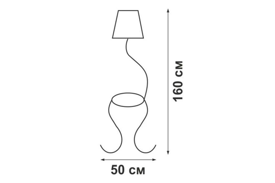 Светильник напольный VITALUCE V1591/1P (изображение №3)
