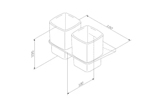 Второе фото. Двойной стеклянный стакан AM.PM Inspire