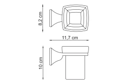 Подстаканник WasserKRAFT Wern