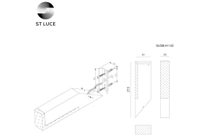 Второе фото. Светильник уличный настенный Posto