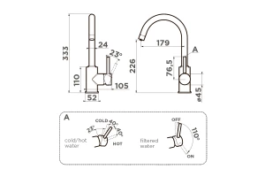 Второе фото. Смеситель OMOIKIRI Shinagawa