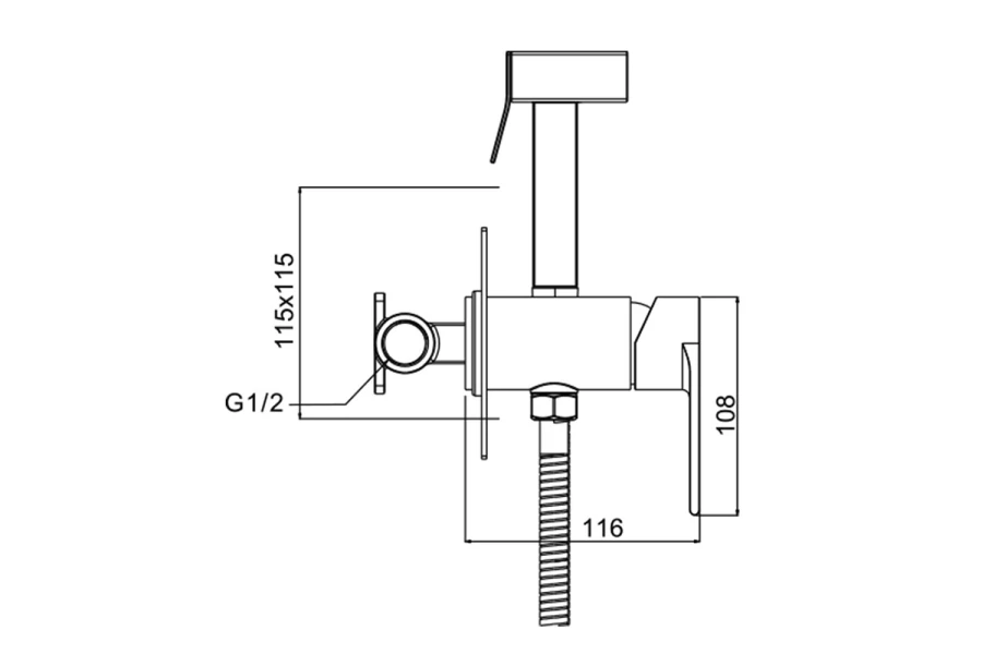 Смеситель встраиваемый G7299-20 (изображение №4)