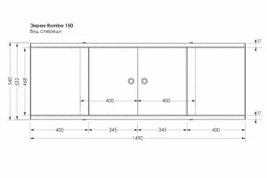 Второе фото. Экран под ванну MELODIA DELLA VITA Rumba