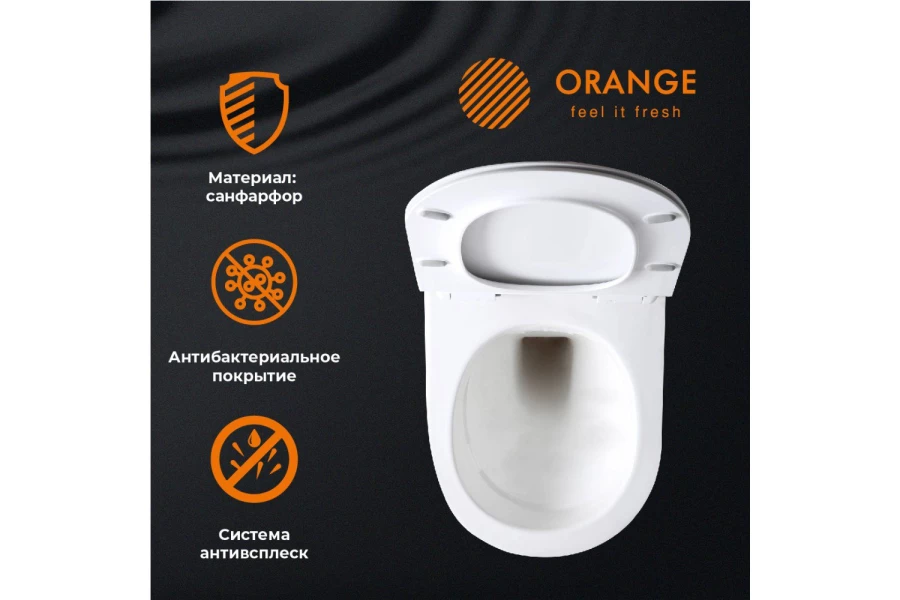 Унитаз подвесной ORANGE C07-100w (изображение №3)