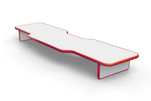 Подставка для монитора и акустической системы VMMGAME Base 120 Light Red