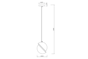 Второе фото. Светильник подвесной FREYA Modern