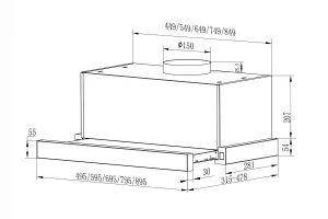 Второе фото. Вытяжка FRANKE Touch