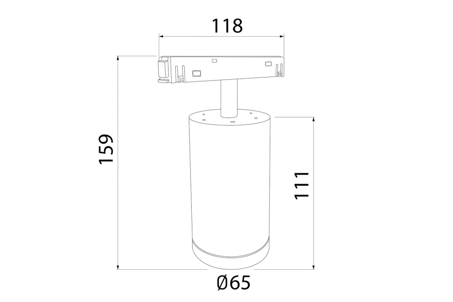 Трековый светильник Slim Magnetic Ringe (изображение №9)