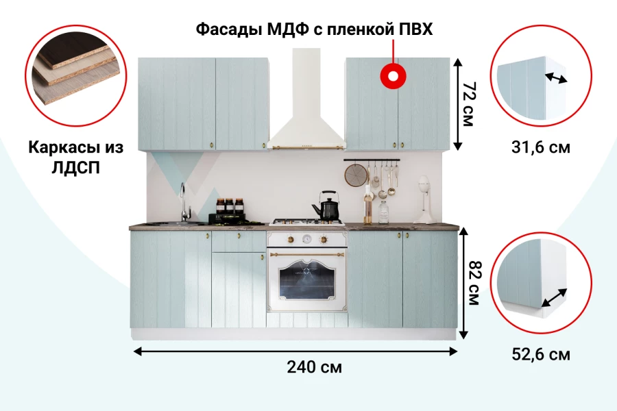 Кухонный гарнитур Мишель (изображение №2)