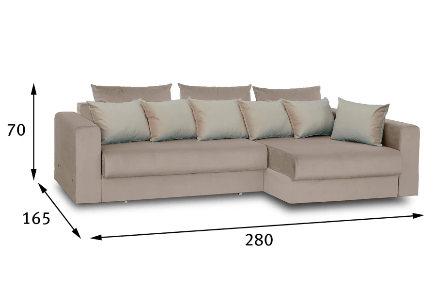 Угловой диван-кровать Модена Ферро (изображение №16)