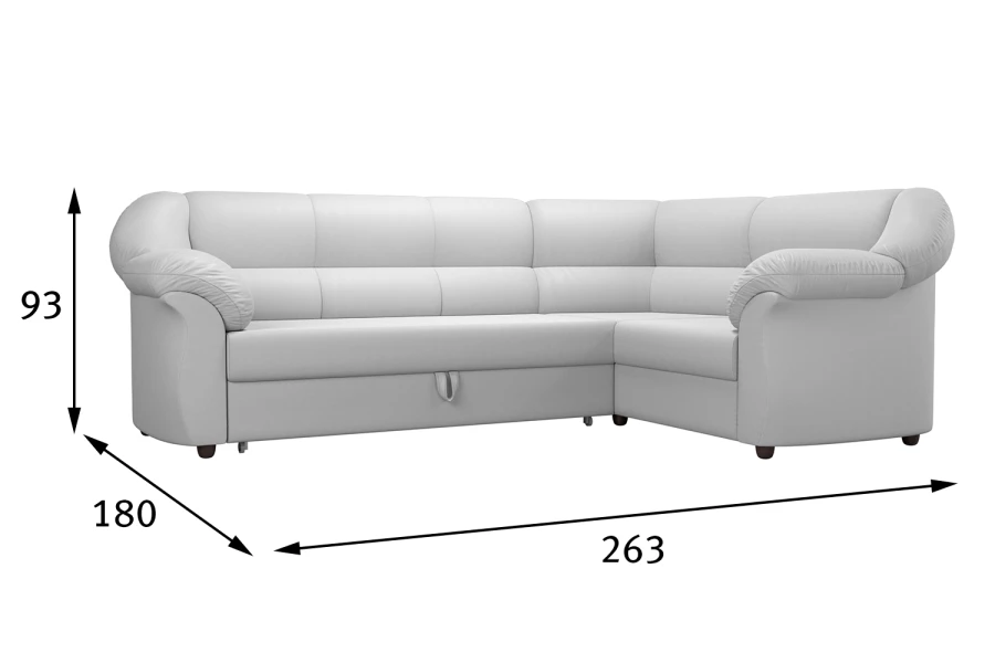 Угловой диван-кровать Каравелла (изображение №11)