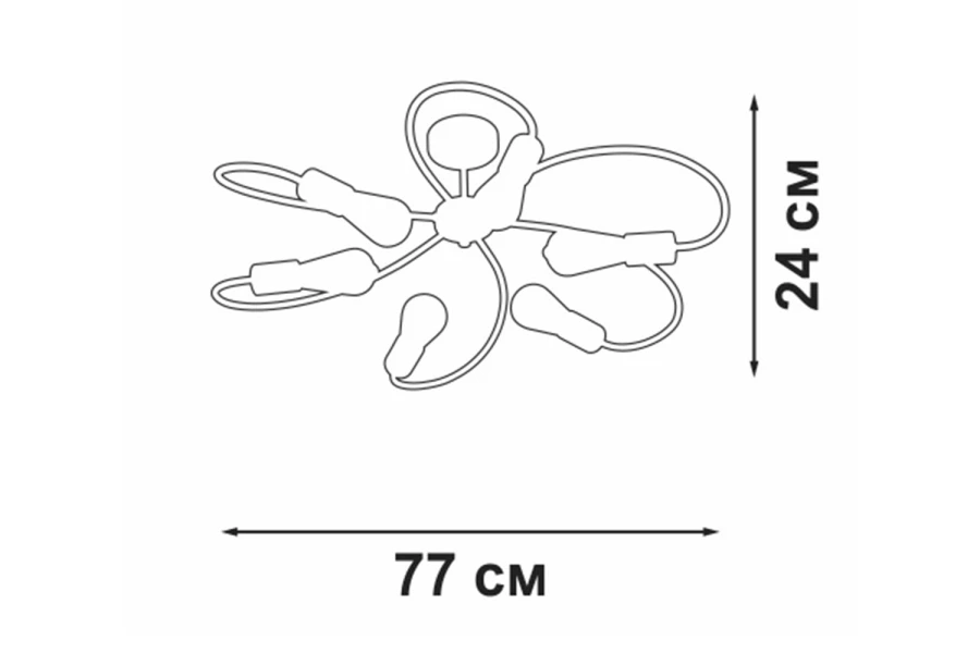 Люстра V3076-1/6PL (изображение №4)