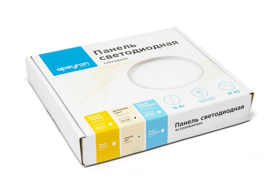 Светодиодная панель накладная LED Apeyron electrics 06-38 (изображение №8)
