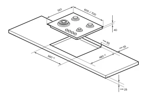 Второе фото. Газовая варочная панель LEX GVG 645