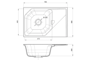 Второе фото. Мойка врезная Locus