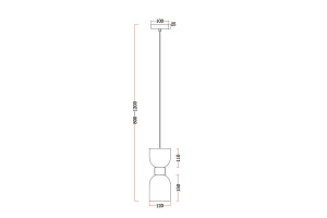 Второе фото. Светильник подвесной FREYA Modern