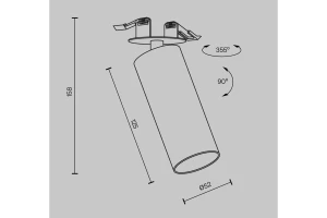 Второе фото. Светильник потолочный LED MAYTONI Ceiling & Wall Focus