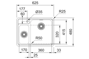 Второе фото. Мойка врезная FRANKE BCX